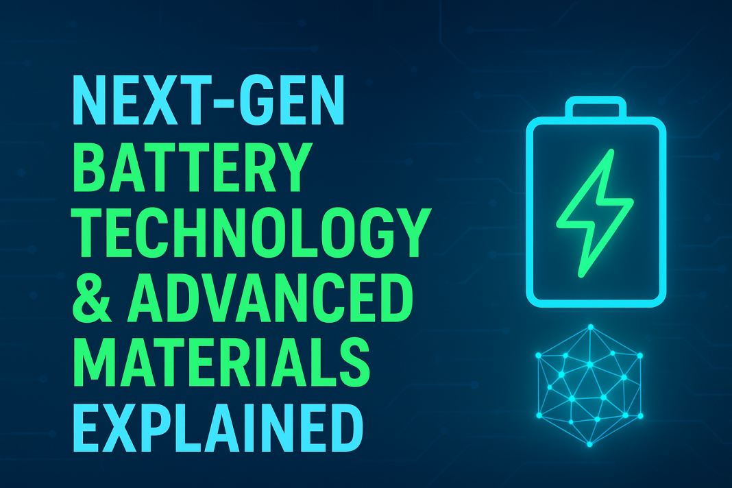 Next-Generation Battery Technology and Advanced Materials Explained.