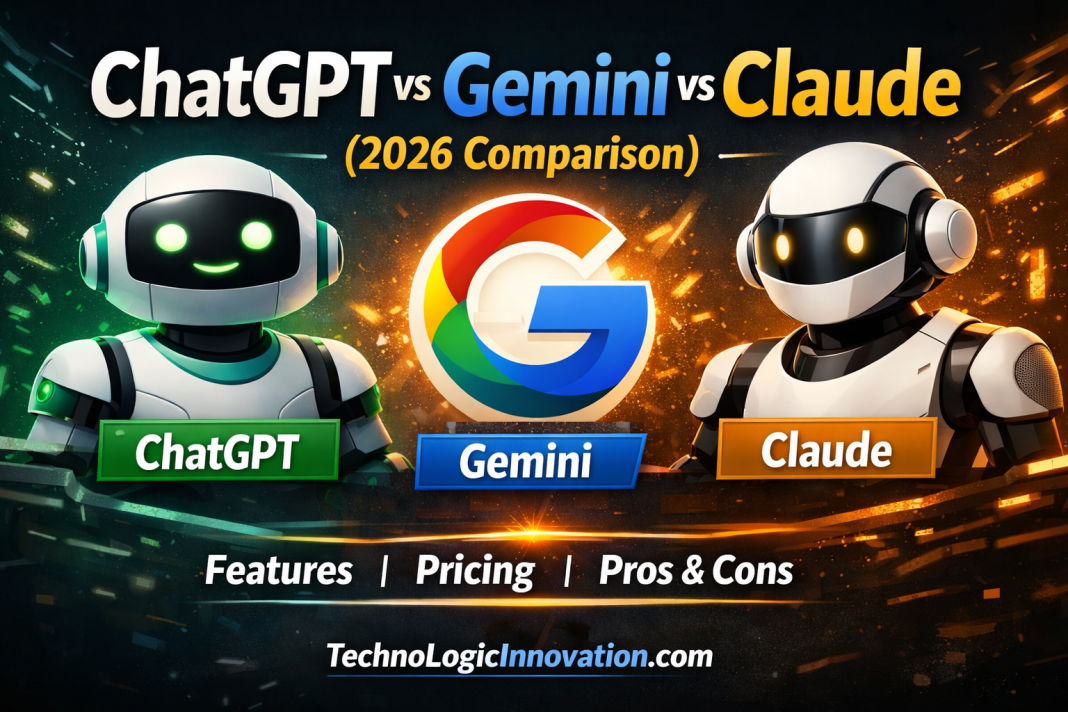 ChatGPT vs Gemini vs Claude