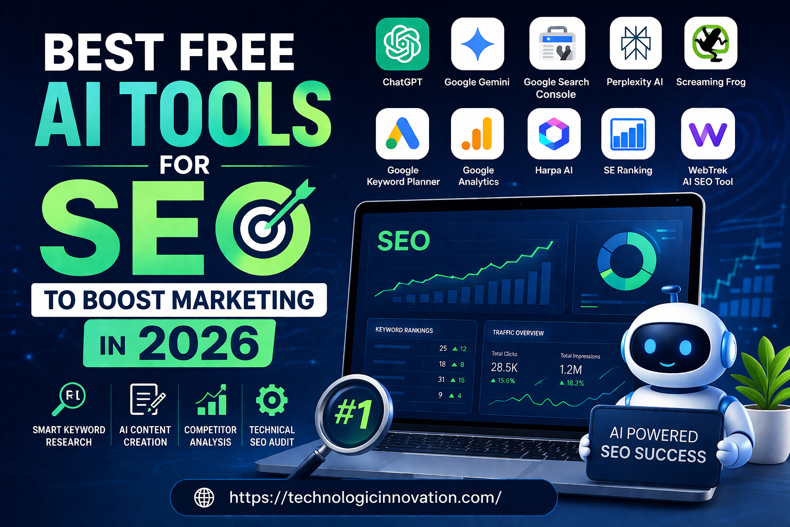 Best Free AI Tools for SEO in 2026