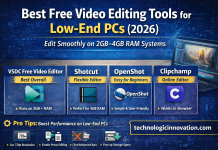 Best Free Video Editing Tools for Low-End PCs (2026 Guide) Free Video Editors for Low-End PCs (2026)