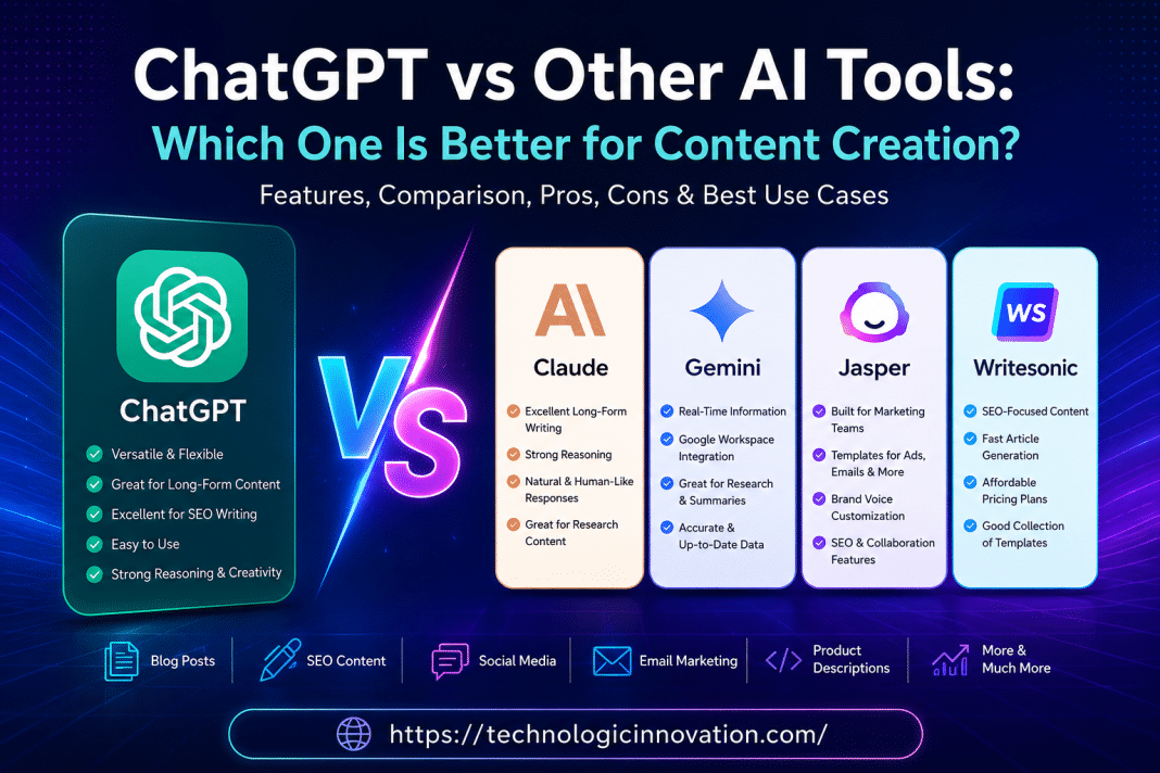 ChatGPT vs Other AI Tools