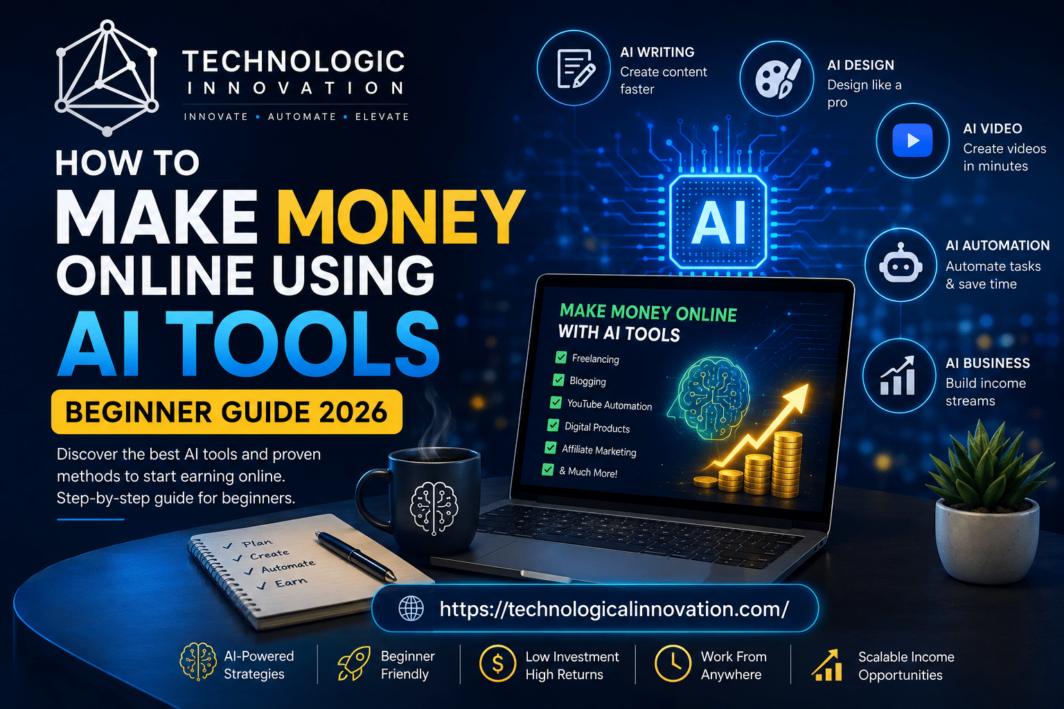 How to Make Money Online Using AI Tools (Beginner Guide 2026 ...