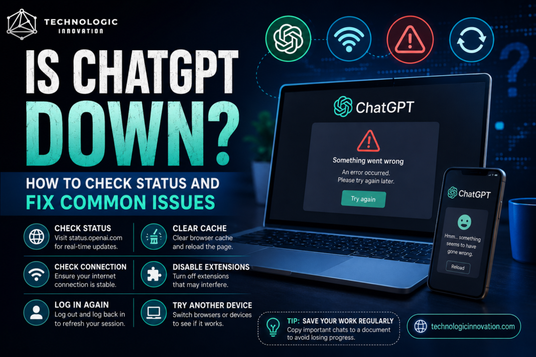 Is ChatGPT Down? How to Check Status and Fix Common Issues ChatGPT, Troubleshooting, AI Tools