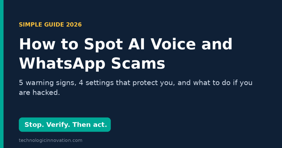 How to spot AI voice and WhatsApp scams guide spot AI voice and WhatsApp scams